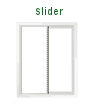 Verticle Sliding Window XO Slider